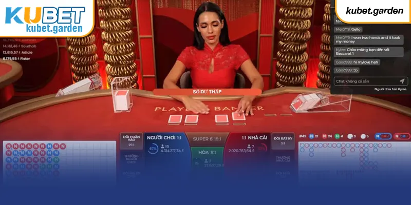 Hướng dẫn thao tác đặt cược Baccarat nhanh chóng tại Kubet