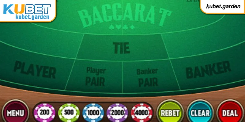 Thông tin đầy đủ về luật chơi Baccarat Kubet